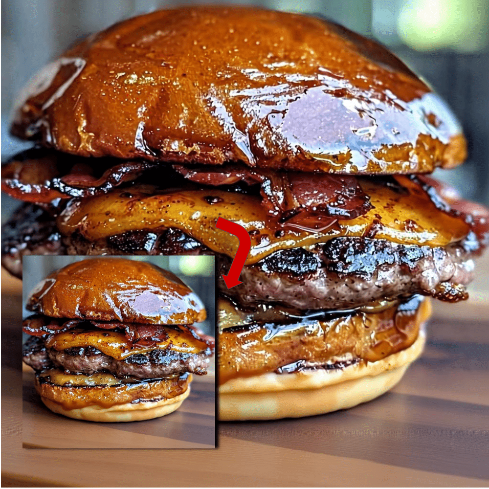 The Best Bourbon Brown Sugar Bacon Burger Recipe