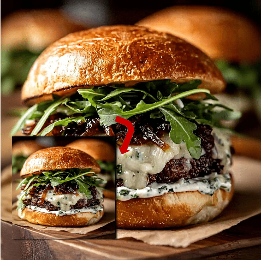 Ultimate Caramelized Onion Garlic Burger Recipe