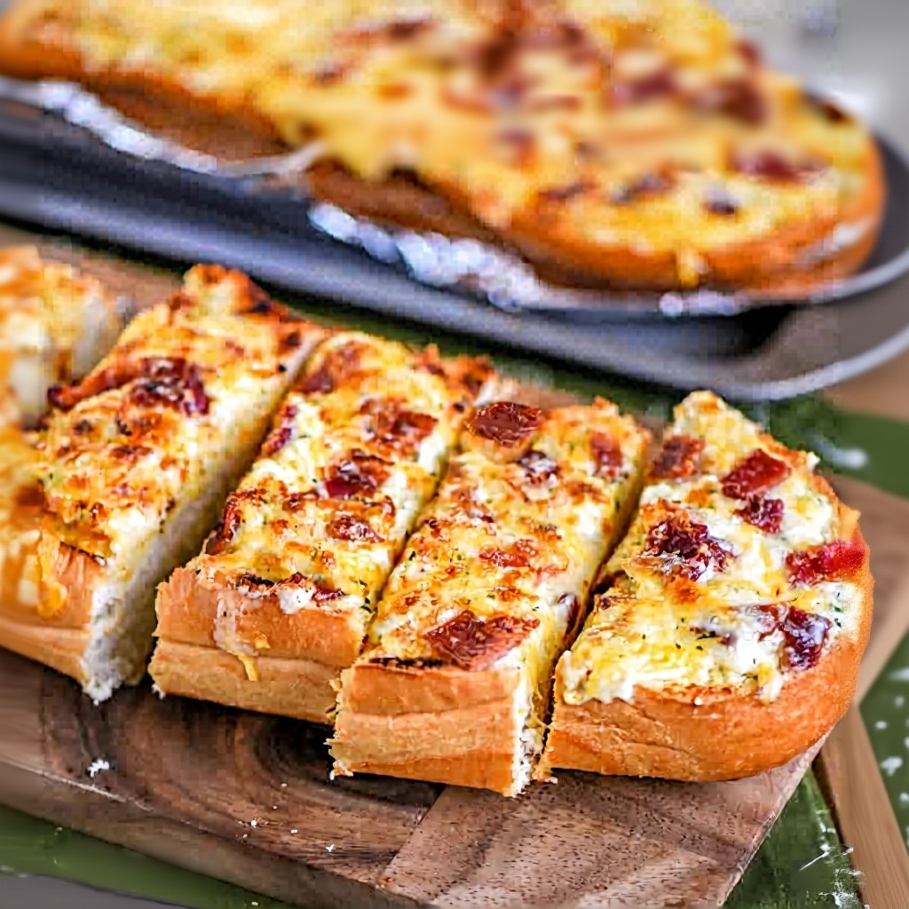 Easy Cheesy Bacon Ranch Bread (Oven, Air Fryer, Grill)