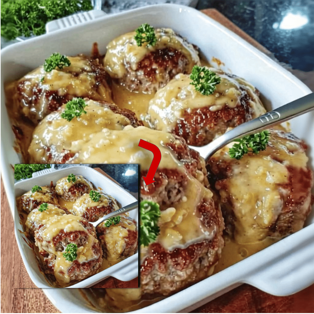 Easy Cheesy Baked Meat Patties (Juicy & Quick!)