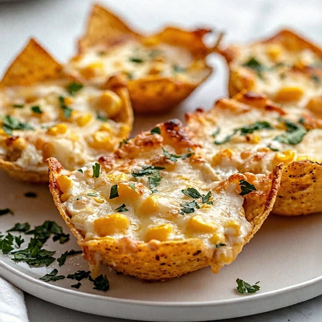 Easy Cheesy Corn Tortilla Cups Recipe
