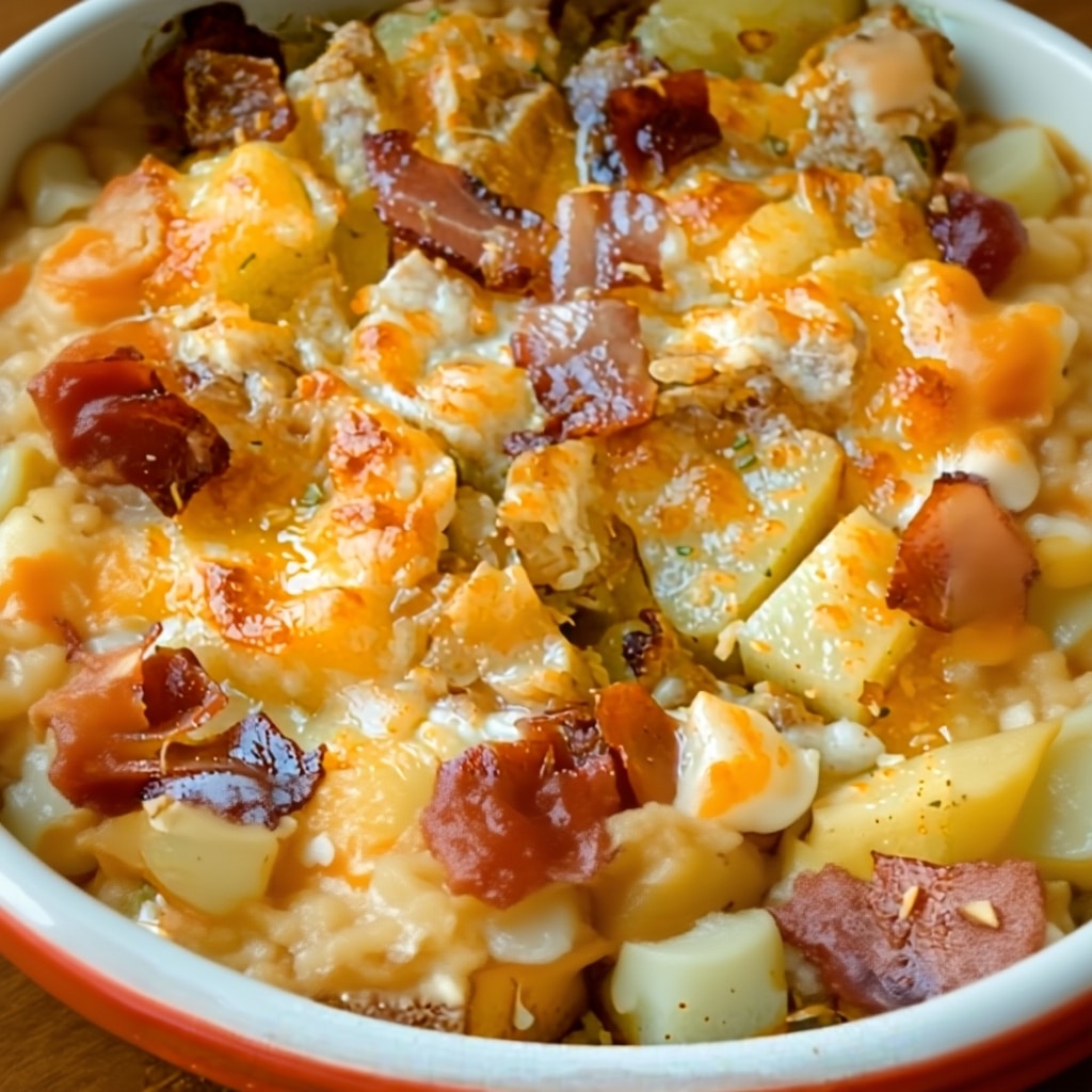 Easy Cheesy Mississippi Mud Potatoes Recipe