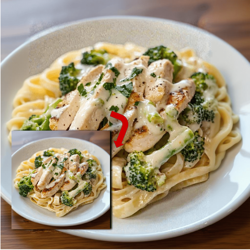 Chicken Fettuccine Alfredo with Broccoli 2 Best Chicken Alfredo with Broccoli (Easy Recipe)