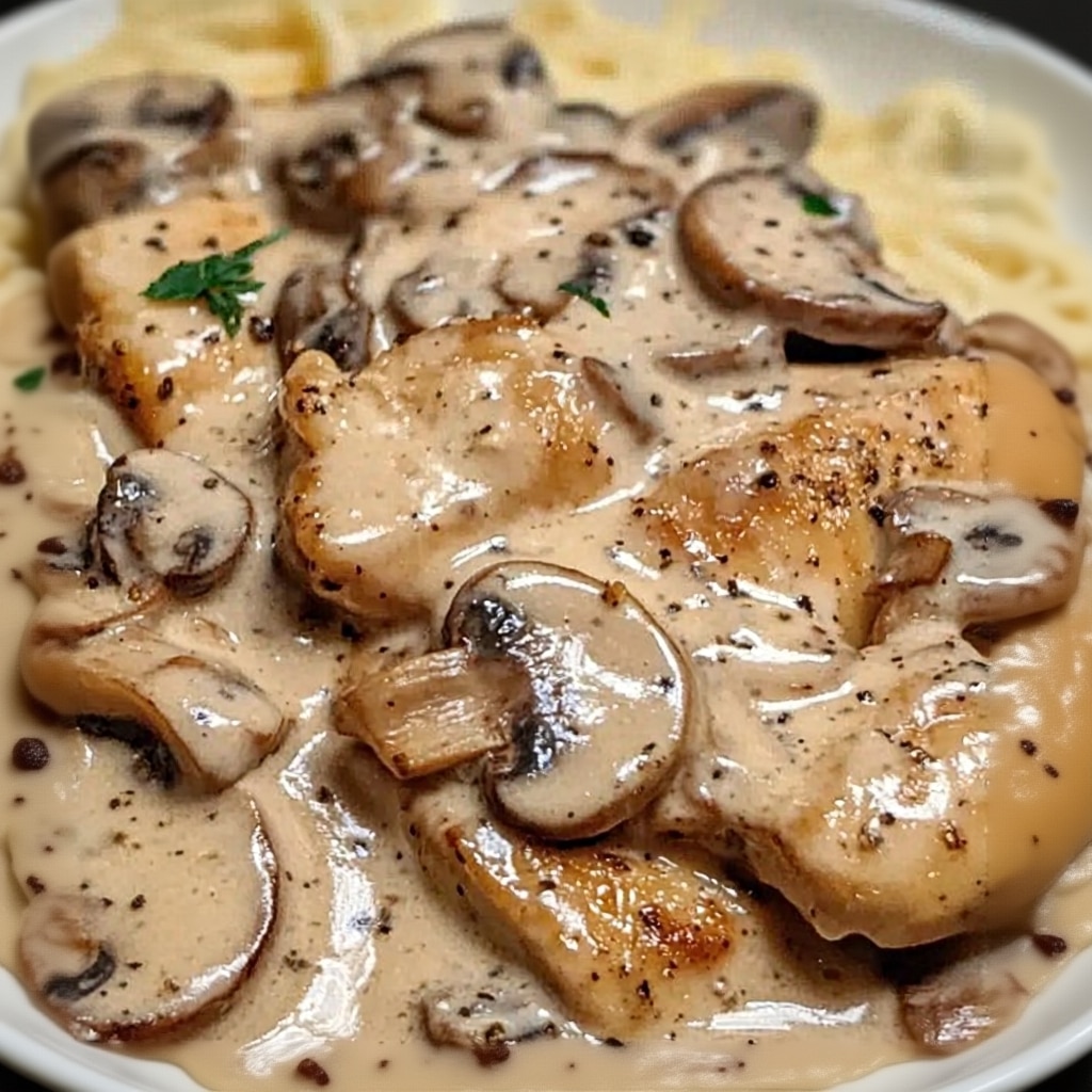 Easy Creamy Chicken Mushrooms Dijon (30-Min Recipe)