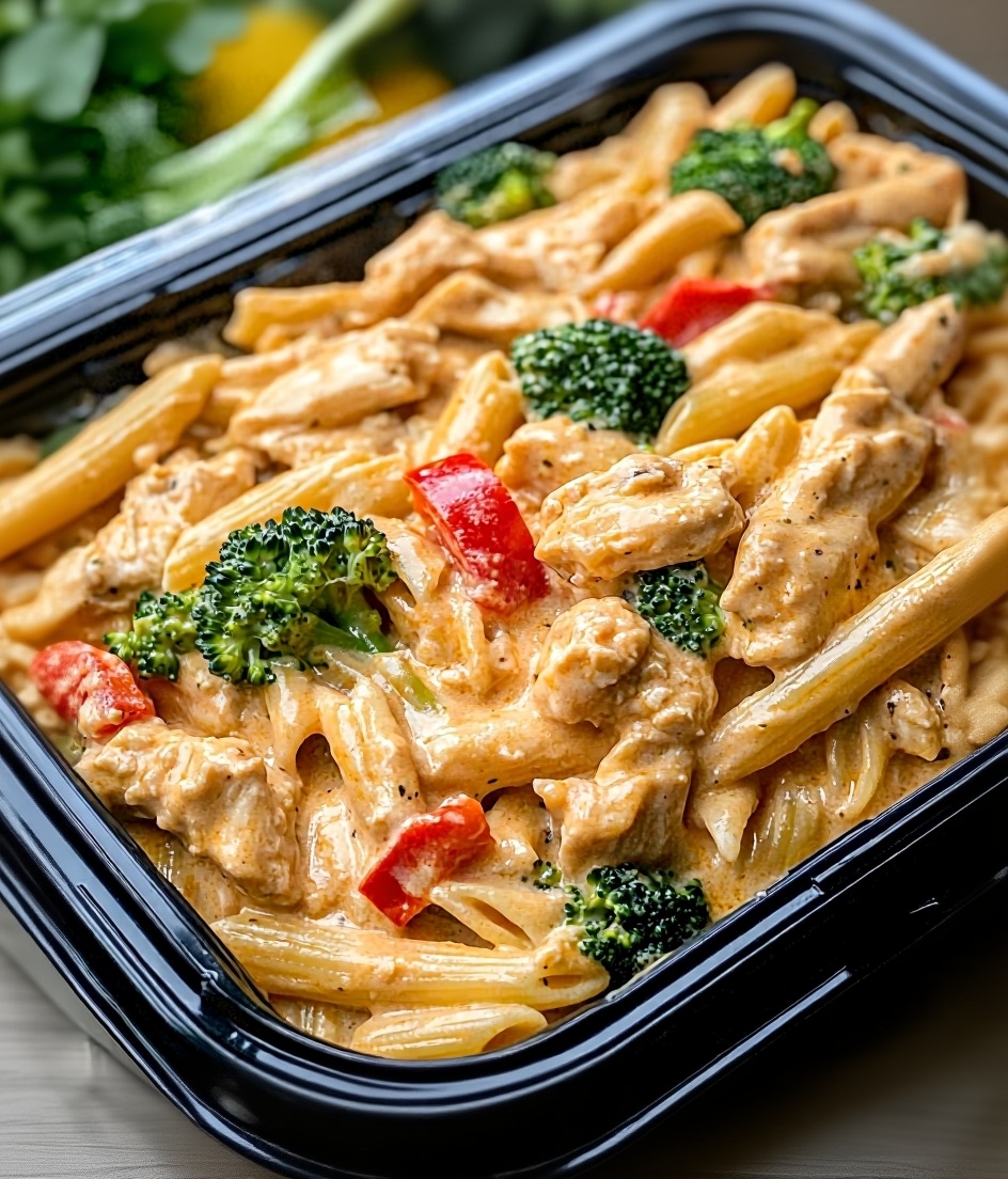 Creamy Chicken Penne Broccoli (Easy 30-Min Recipe!)