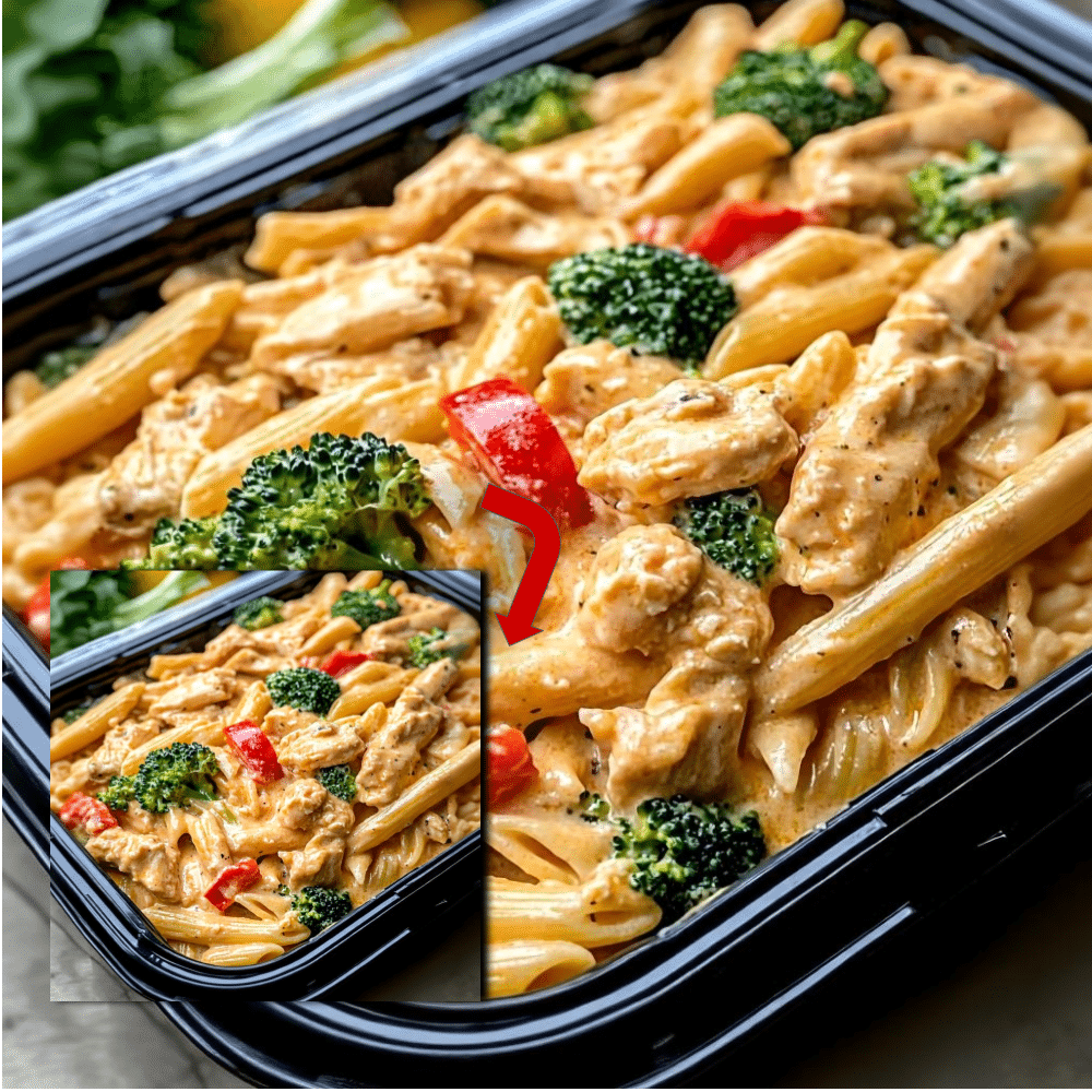 Creamy Chicken Penne with Broccoli & Peppers 2 Easy Creamy Chicken Penne Recipe (30-Minutes!)