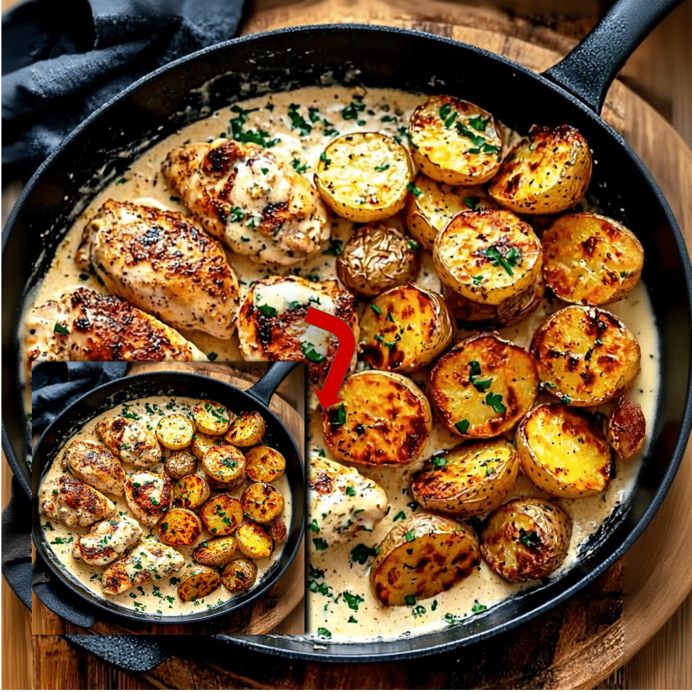 Easy Creamy Garlic Chicken Skillet (30-Min Recipe)