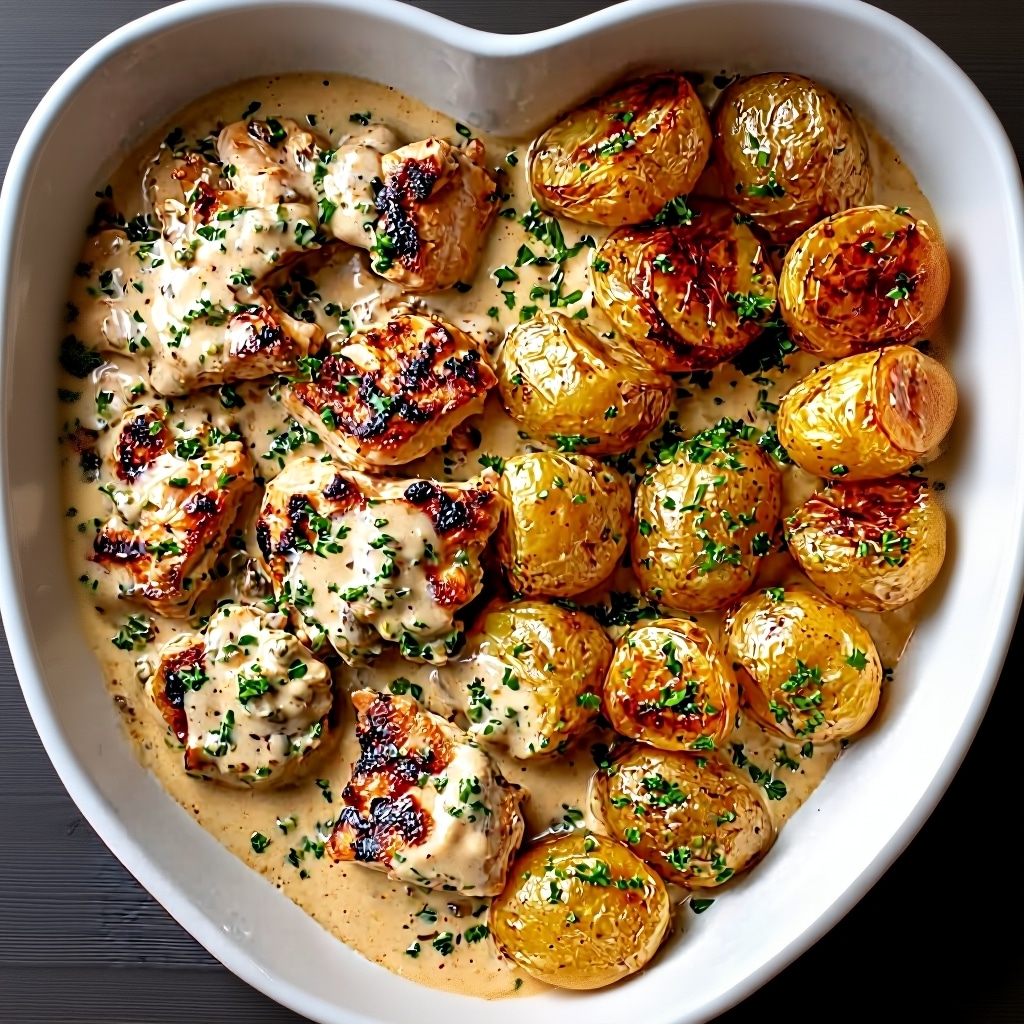 Creamy Garlic Chicken Thighs (Easy One-Pan Recipe)