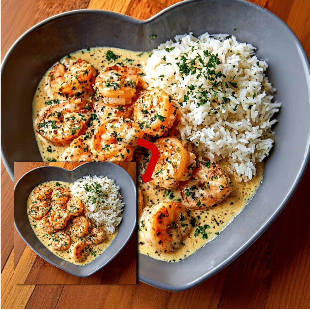 Creamy Garlic Shrimp with Rice 2 Easy Creamy Garlic Shrimp Recipe (15-Minute Meal)