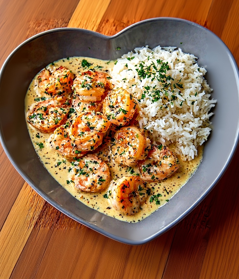 Creamy Garlic Shrimp with Rice 1 Easy Creamy Garlic Shrimp Recipe (15-Minute Meal)