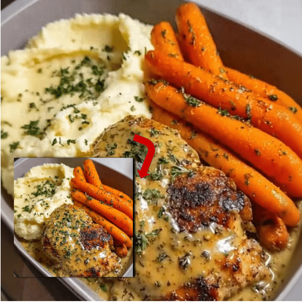 Easy Creamy Herb Chicken Dinner Recipe