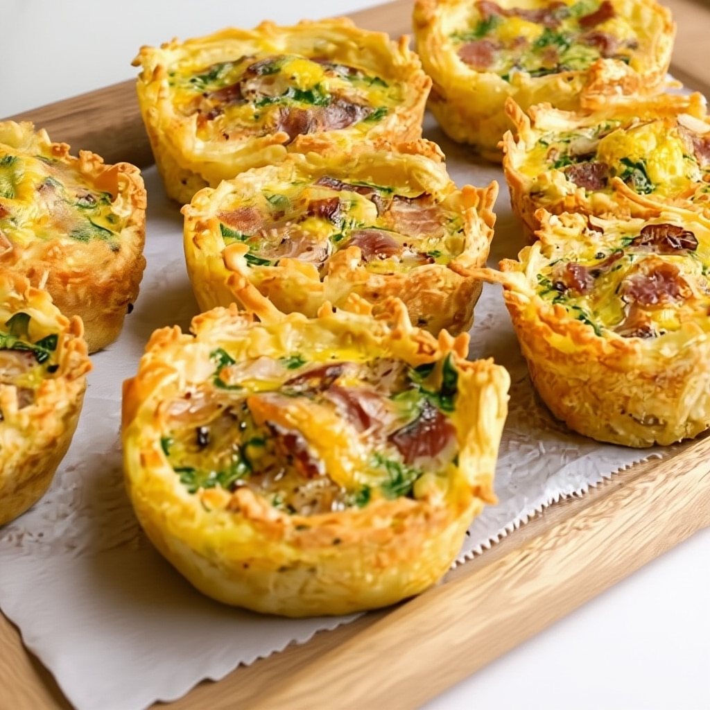 Hash Brown Quiche Cups 1 Easy Hash Brown Quiche Cups (Crispy & Cheesy!)