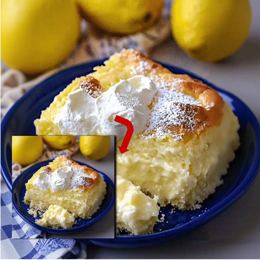 Magical Lemon Pudding Cake (Easy Recipe)