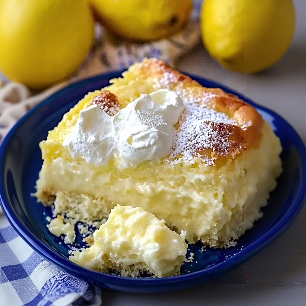 Magical Lemon Pudding Cake (Easy Recipe)