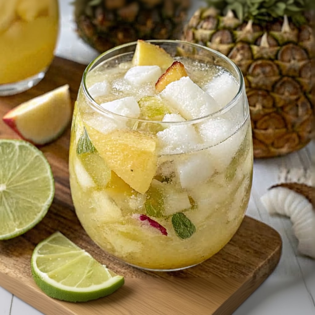 Easy Pineapple Coconut Sangria: The Best Tropical Recipe