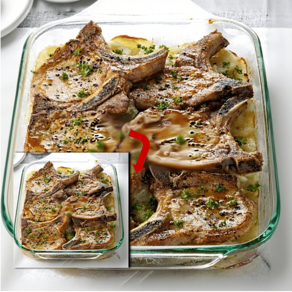Best Pork Chops Scalloped Potatoes Casserole