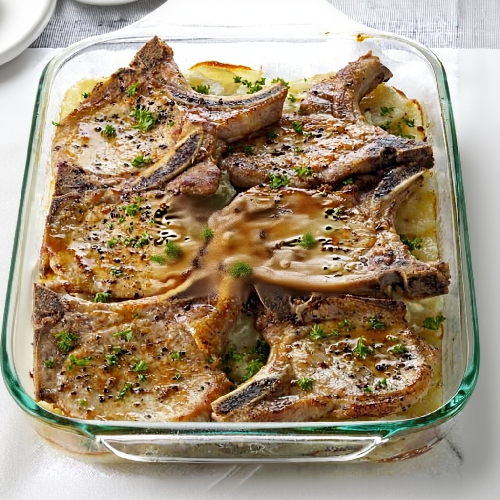 Best Pork Chops Scalloped Potatoes Casserole