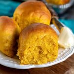 Soft & Fluffy Pumpkin Dinner Rolls Recipe