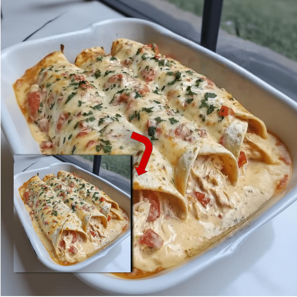 Ultimate Queso Chicken Enchiladas (Easy Recipe)