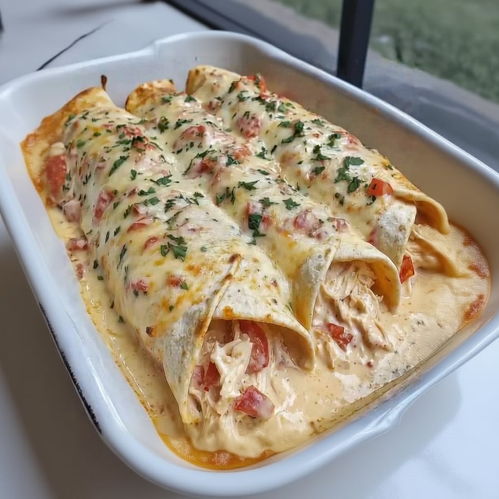 Ultimate Queso Chicken Enchiladas (Easy Recipe)
