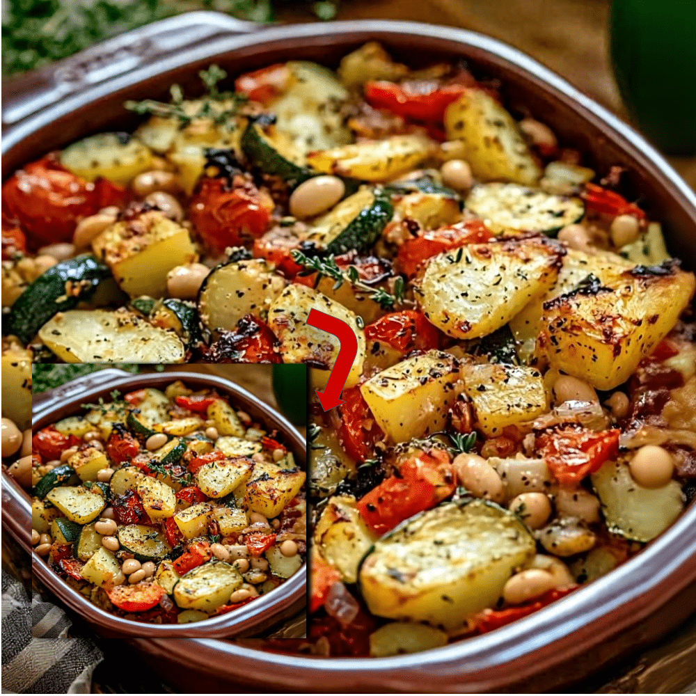 Best Roasted Vegetable Bean Bake (Easy Recipe)
