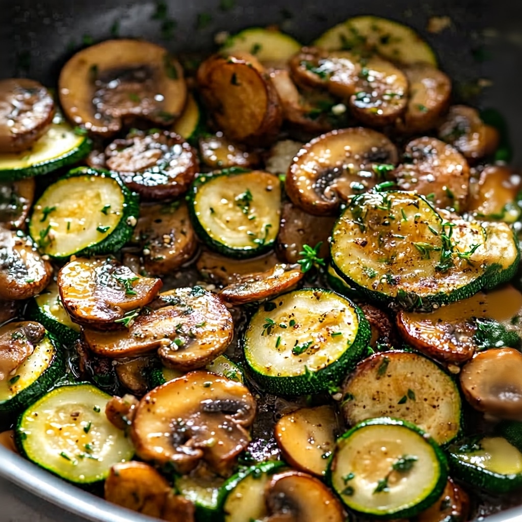 Easy Sautéed Zucchini and Mushrooms Recipe