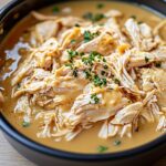 Easy Slow Cooker Chicken Gravy (4 Ingredients!)