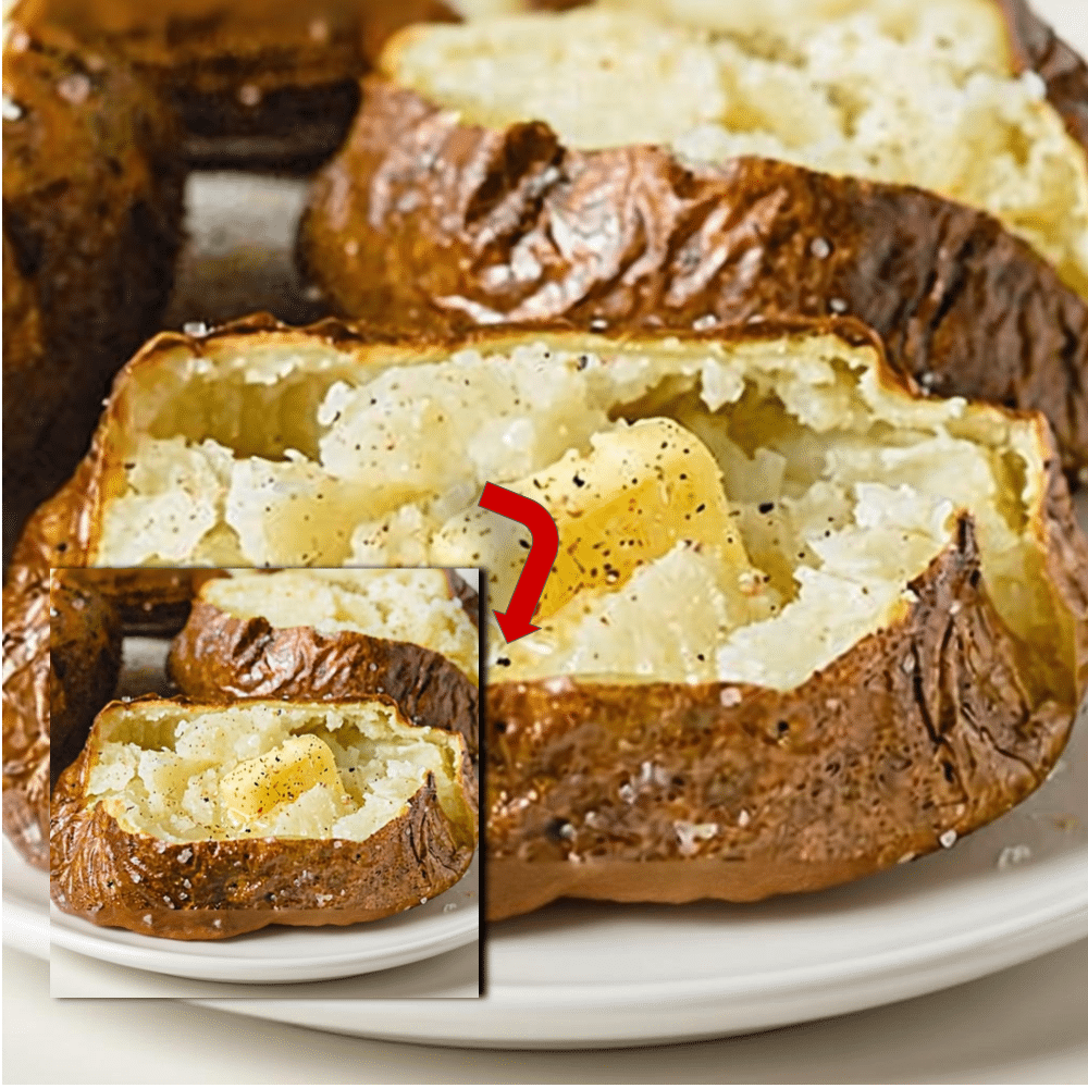 Perfect Air Fryer Baked Potatoes (Crispy & Fluffy!)