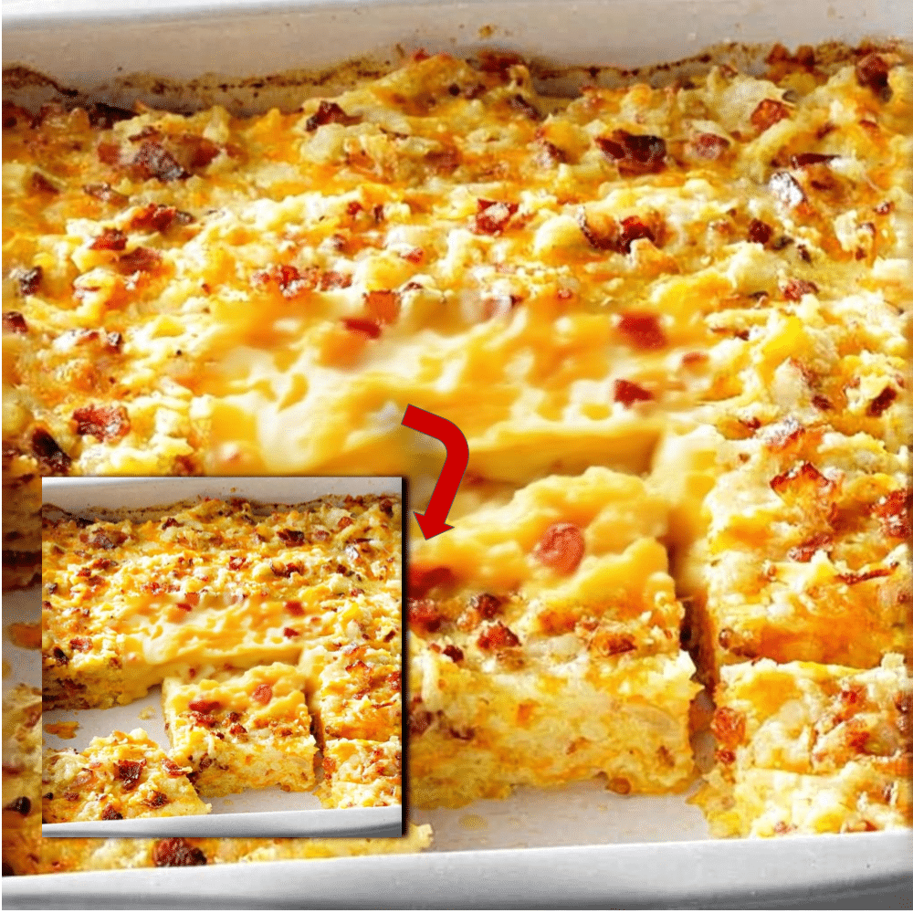 Amish Breakfast Casserole (Easy & Cheesy Make-Ahead)