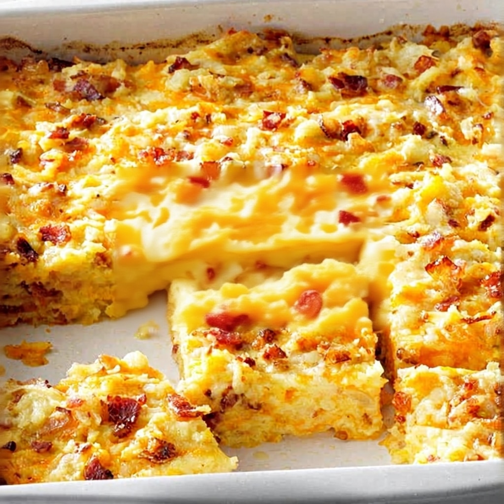 Amish Breakfast Casserole (Easy & Cheesy Make-Ahead)