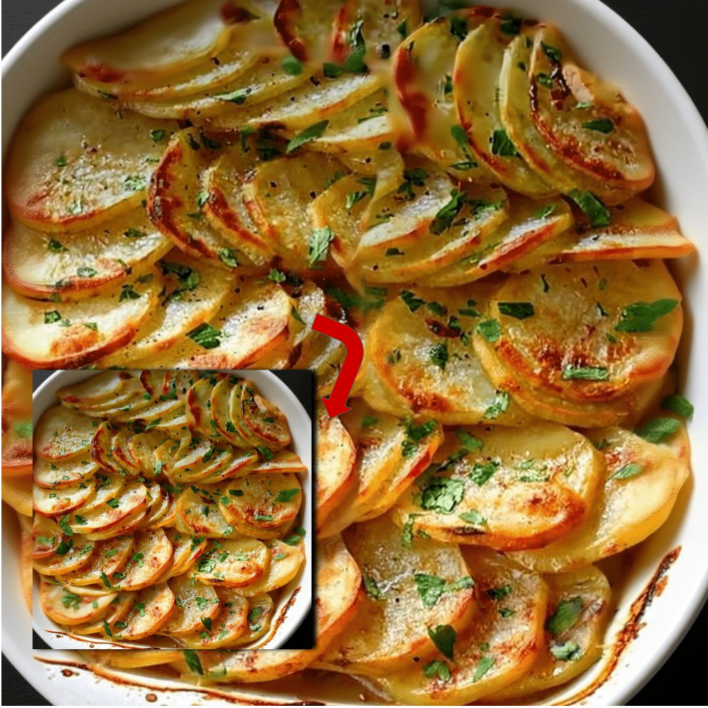 Potato Gratin with Fresh Herbs 2 Easy Baked Potato Gratin with Herbs Recipe
