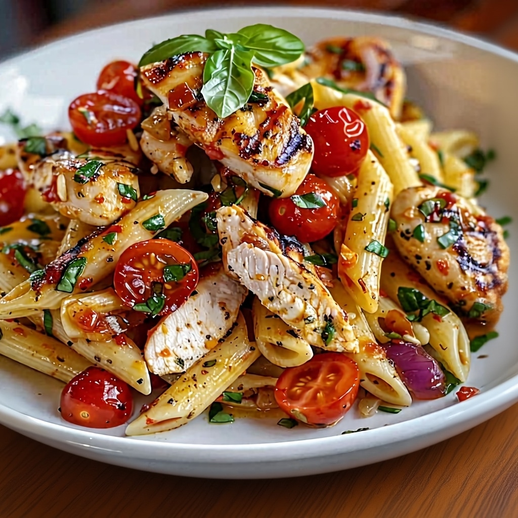 Easy Bruschetta Chicken Pasta (A 30-Minute Meal!)
