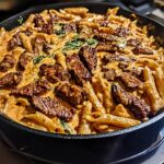 Spicy Cajun Steak Cheddar Pasta (30-Minute Recipe)