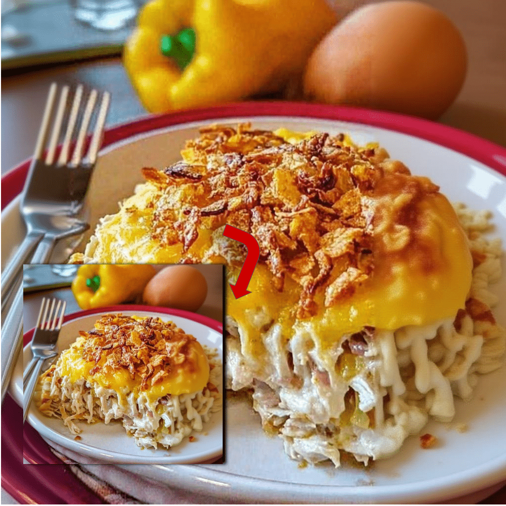 Creamy Chicken Noodle Casserole (Easy Family Favorite!)