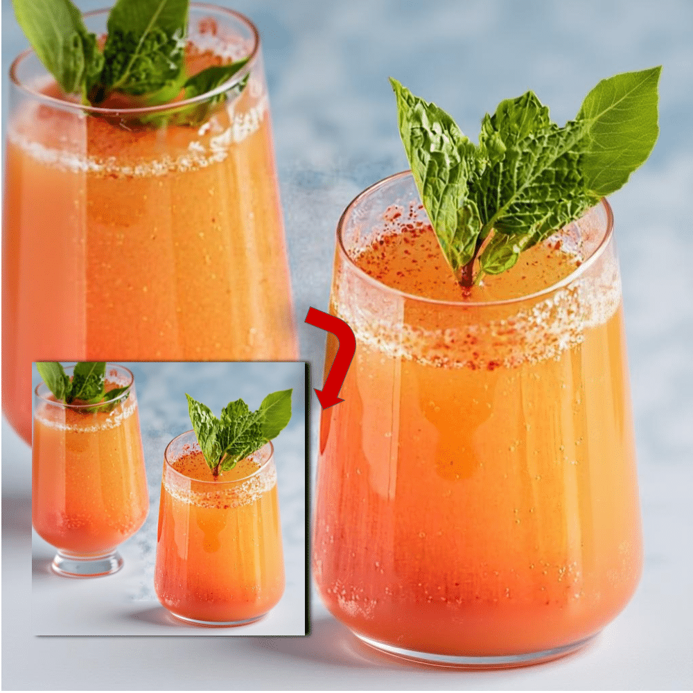 Easy Christmas Cranberry Mimosas Recipe