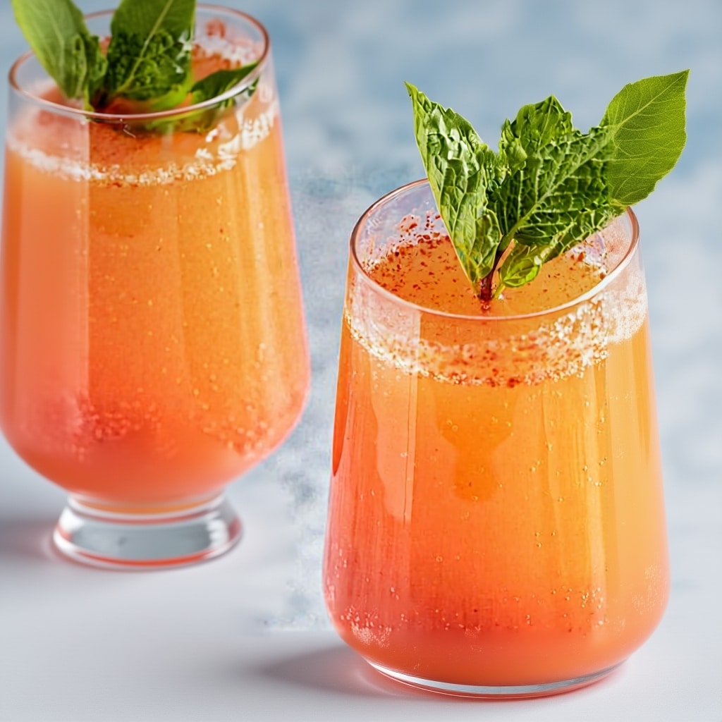 Easy Christmas Cranberry Mimosas Recipe