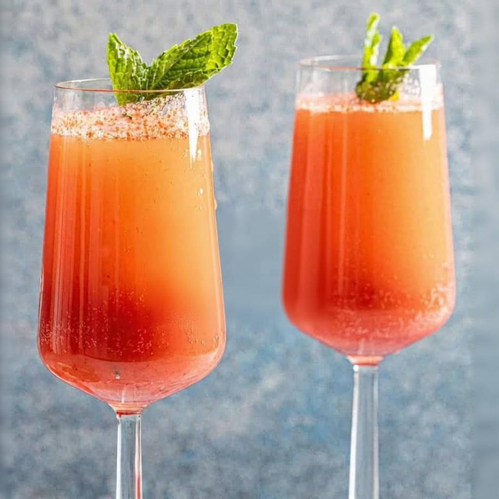 Easy Christmas Cranberry Mimosas (Festive Recipe!)