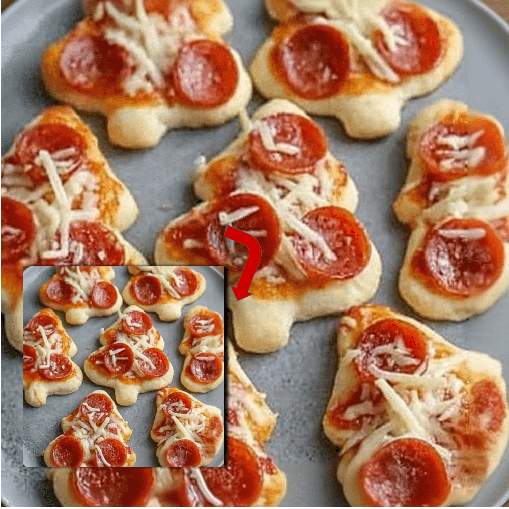 Christmas Tree Mini Pizzas 2 Easy Christmas Tree Mini Pizzas Recipe (Kid-Friendly!)