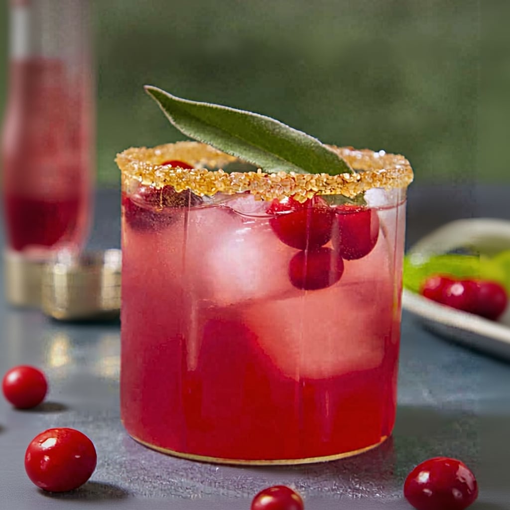Festive Cranberry Margarita (Easy Recipe!)
