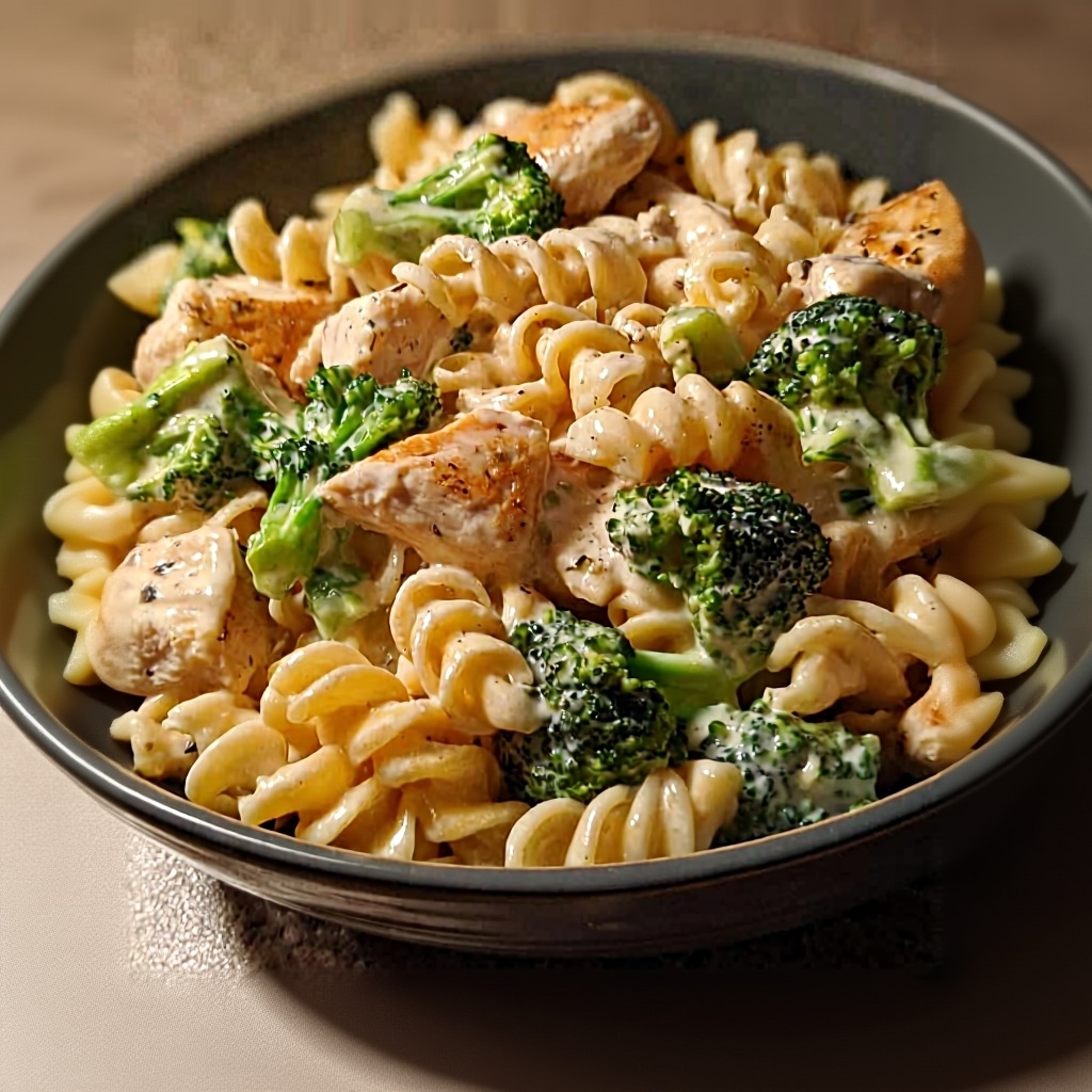 Easy Creamy Chicken Broccoli Pasta (30-Minute Recipe!)