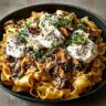 Creamy Chicken Mushroom Pappardelle (Easy Recipe)