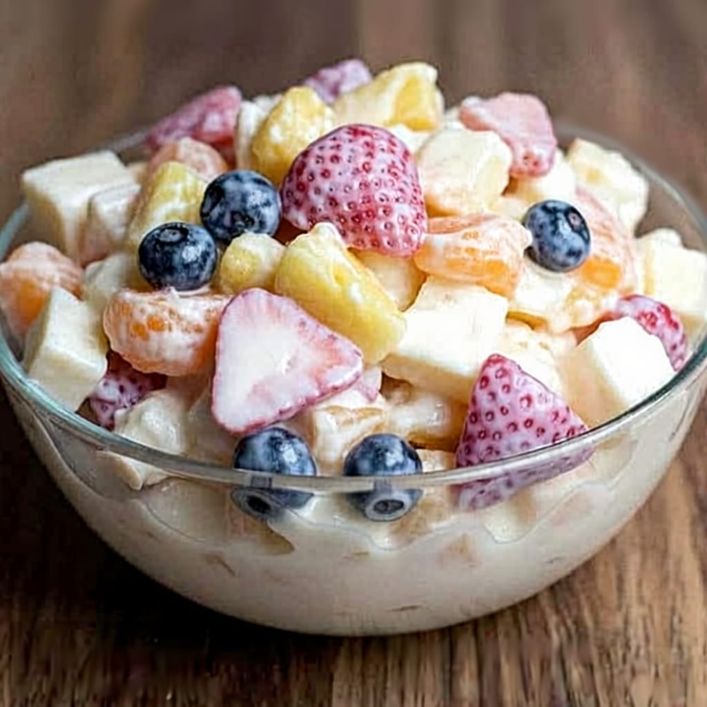 Easy Creamy Fruit Salad Recipe (The BEST!)