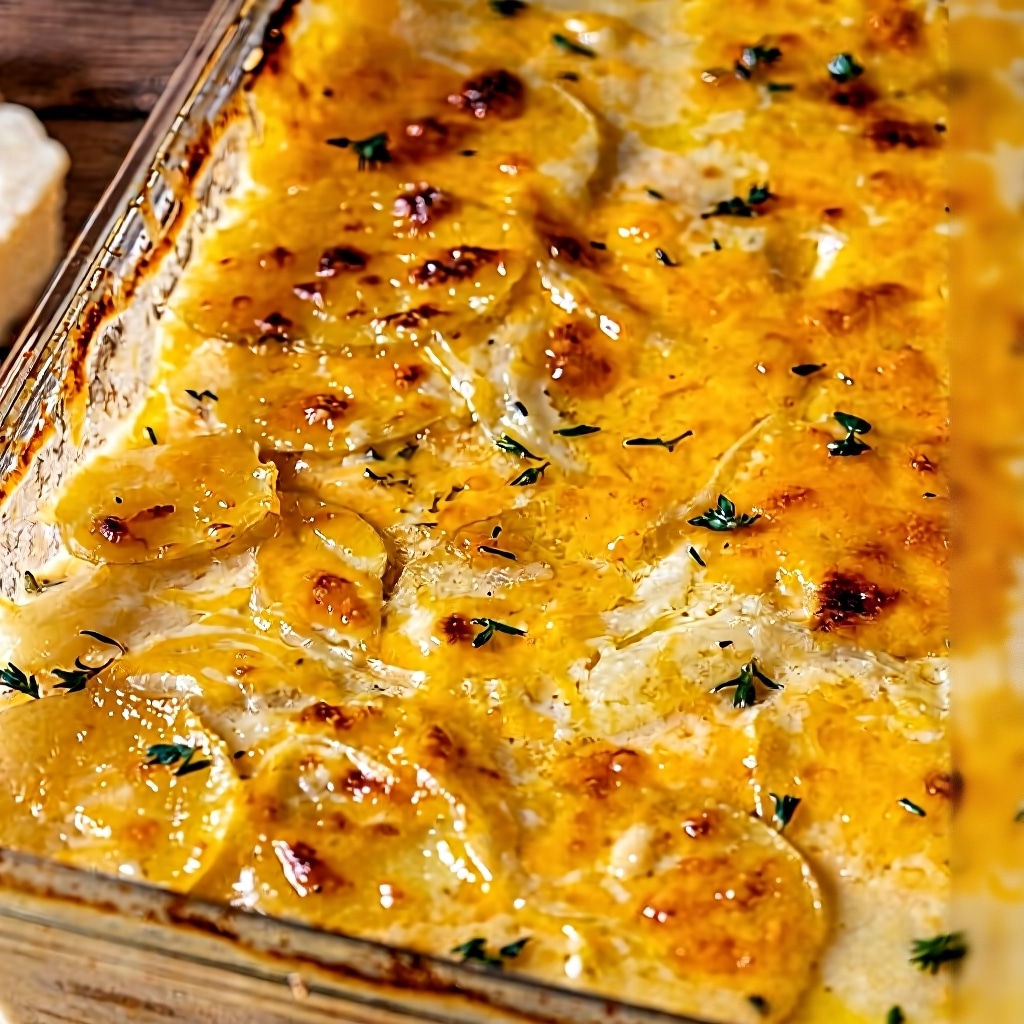 Best Creamy Potato Gratin Recipe (Easy & Cheesy)
