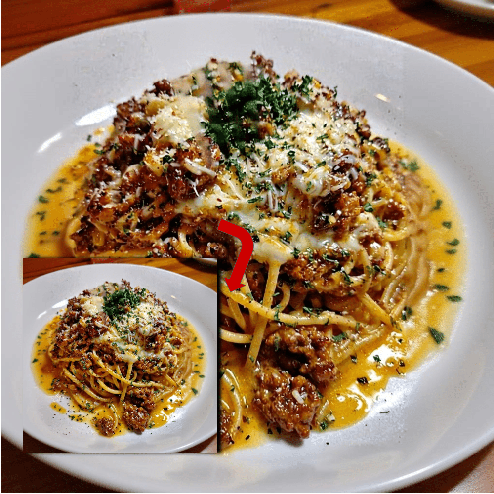 Creamy Garlic Butter Spaghetti Beef Recipe