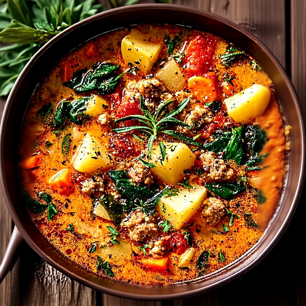 Italian Sausage and Potato Soup 1 Creamy Italian Sausage Potato Soup (Easy Recipe)