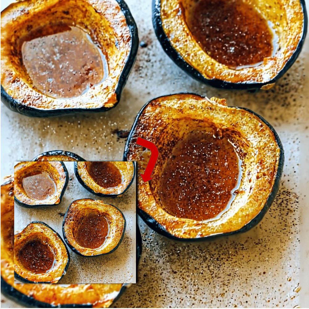 Easy Maple Roasted Acorn Squash Recipe