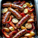 Easy Roasted Sausage Peppers Onions Potatoes