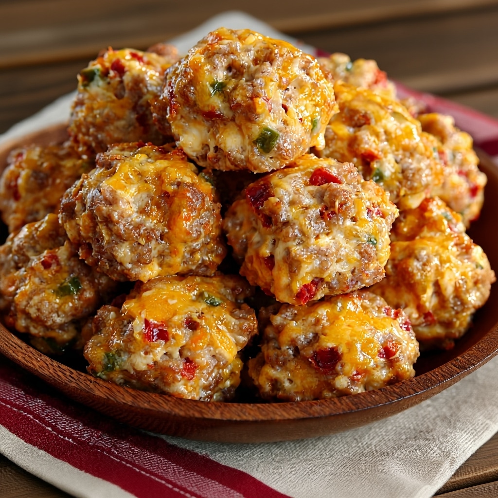 Best Rotel Cream Cheese Sausage Balls (Easy Recipe)