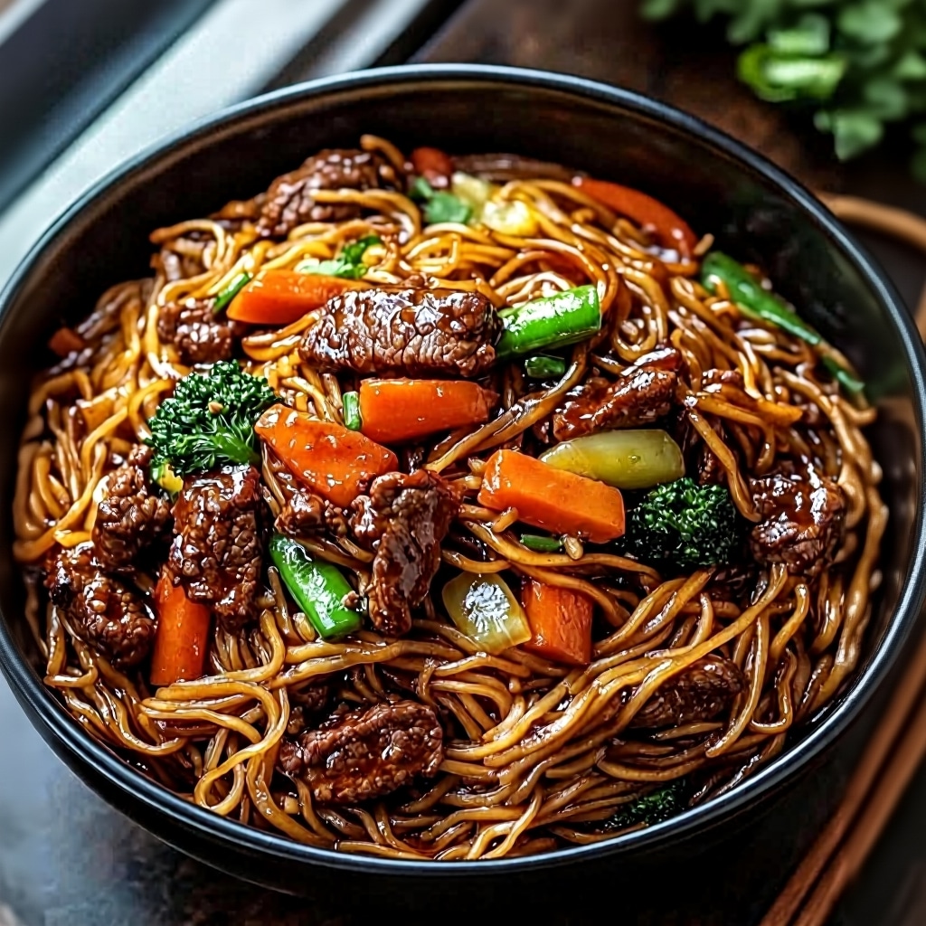 Easy Savory Beef Lo Mein (Better Than Takeout)