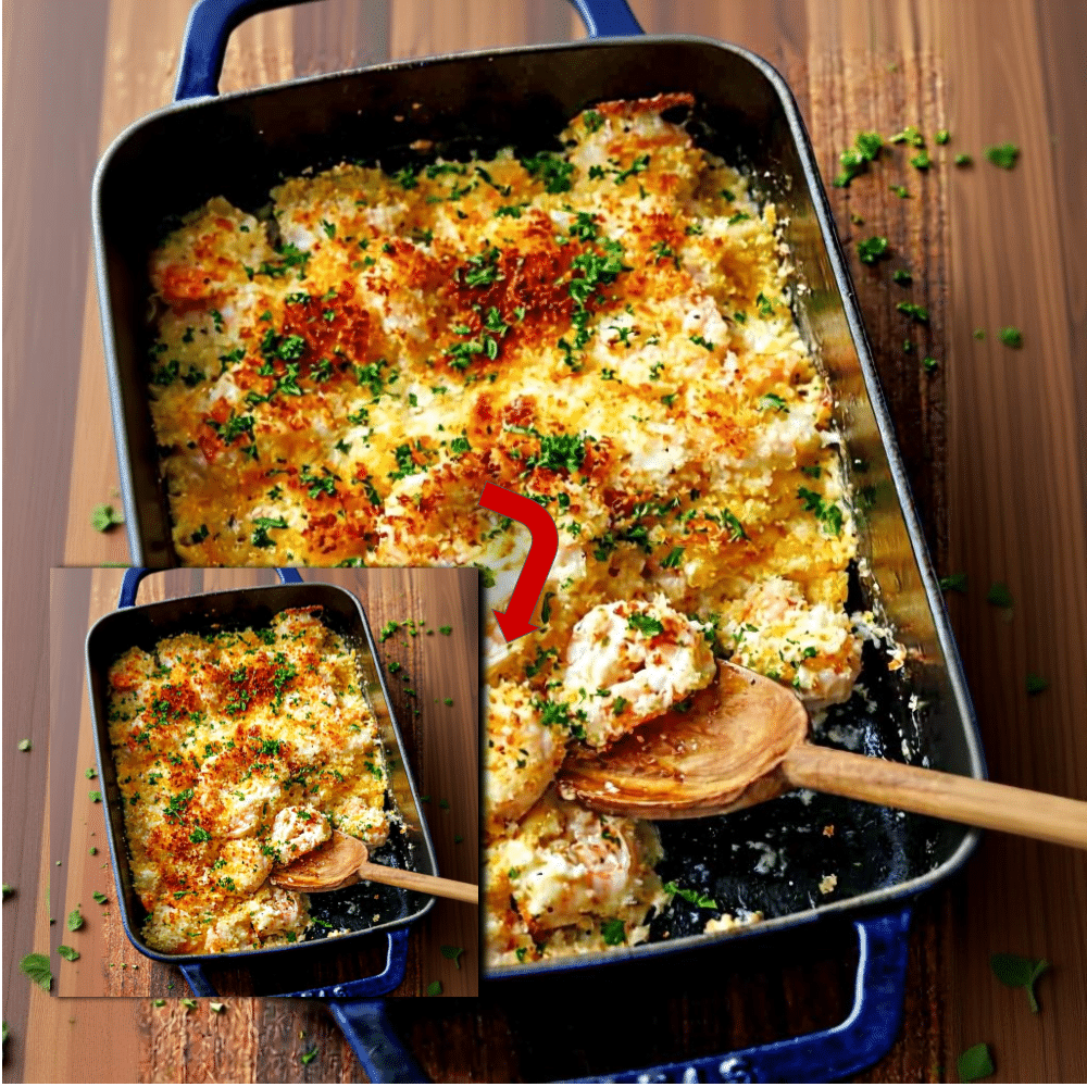 Easy Creamy Shrimp Casserole (30-Minute Recipe!)